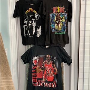 Lot of 3 Vintage 80s/90 T Shirts